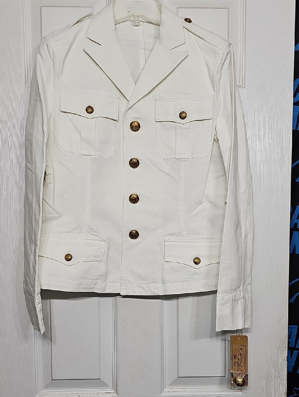 Ralph Lauren Womens Marseilles-F Jacket White Medium (New)